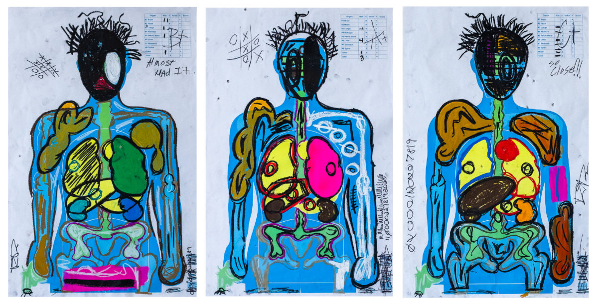 Black Target 1, 2, and 3