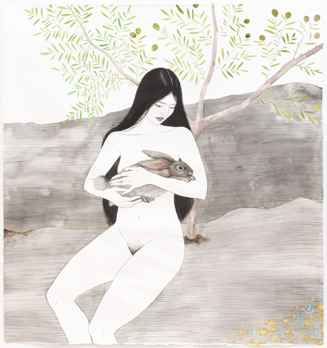 Fertility, Contemplation, Surrender Triptych - Image 2