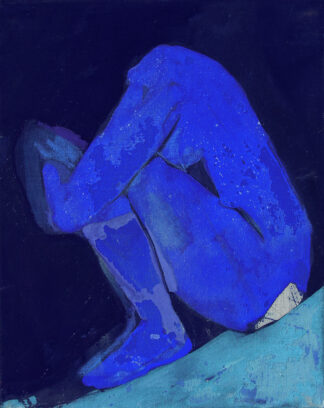 Sitting Figure N9 (blue)