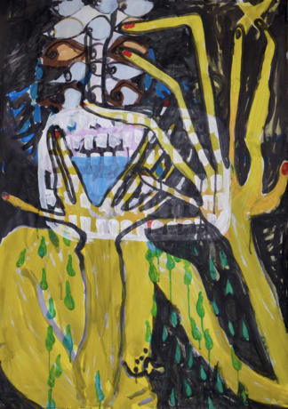 Self-Portrait Screaming 2