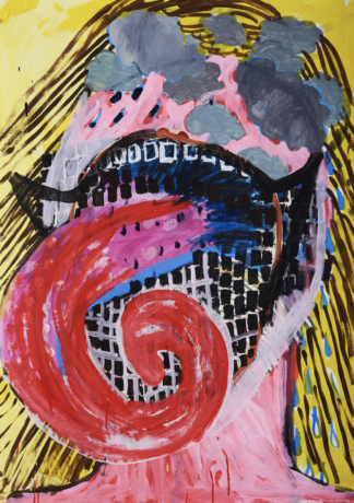 Self-Portrait Screaming 1