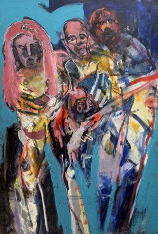 'Imperfect' Figure Group Two from polytych, 2024