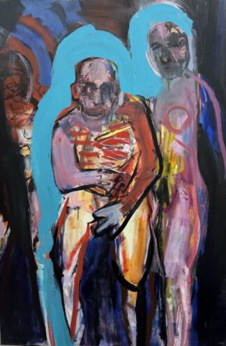 'Imperfect' Figure Group Three from polytych, 2024