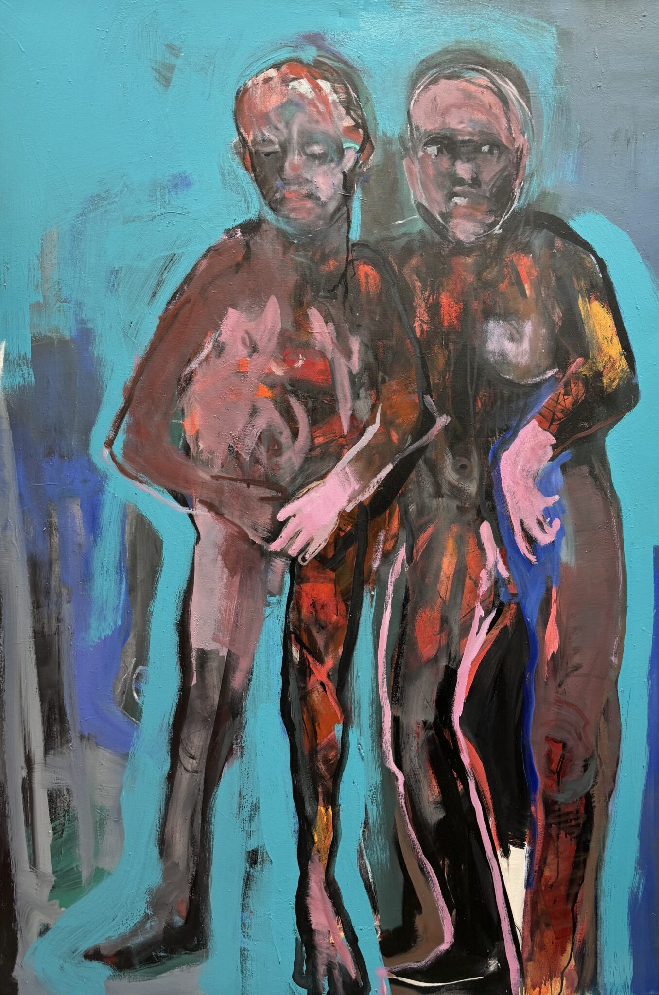'Imperfect' Figure Group Five from polytych, 2024